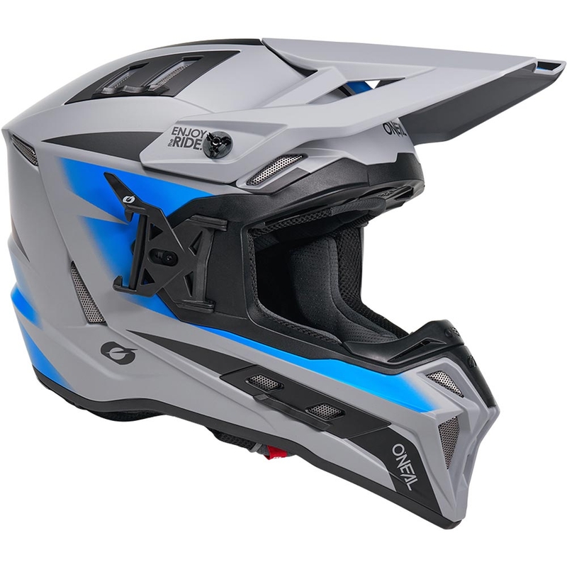 Cască motocross O'Neal EX-SRS Magma gri-albastru