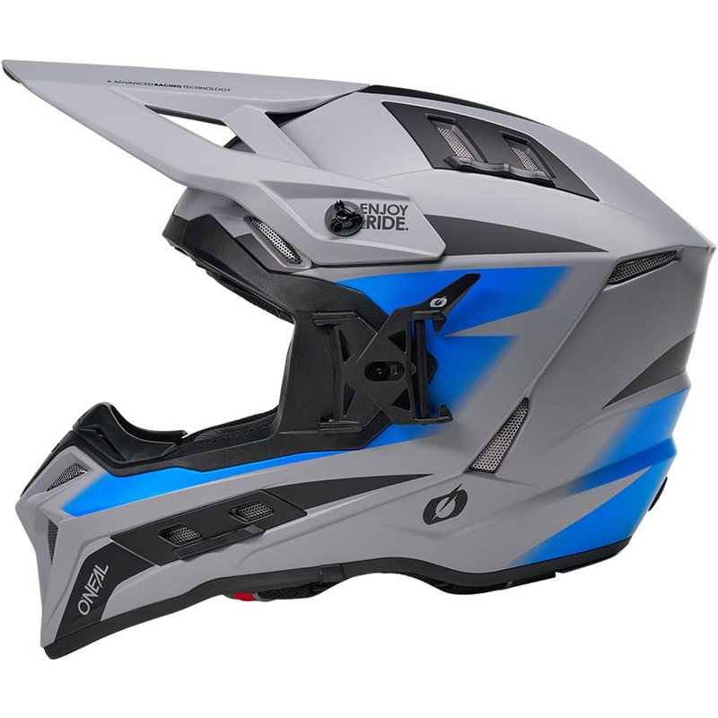 Cască motocross O'Neal EX-SRS Magma gri-albastru