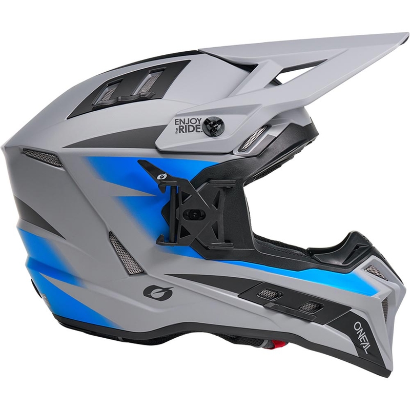 Cască motocross O'Neal EX-SRS Magma gri-albastru