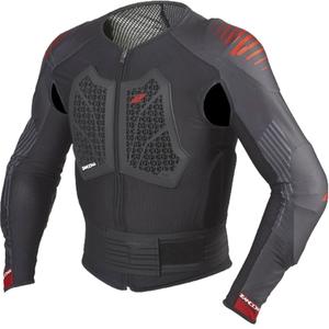 Protecție de corp Zandona Action X7 negru-roșu 170-179 cm