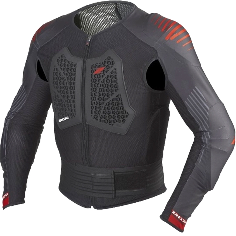 Protecție de corp Zandona Action X7 negru-roșu 170-179 cm