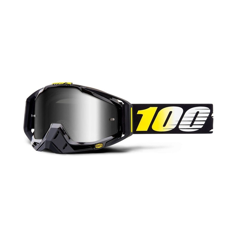 Ochelari de motocros 100% RACECRAFT Cosmos 99 (plexi argintiu cu oglinzi)