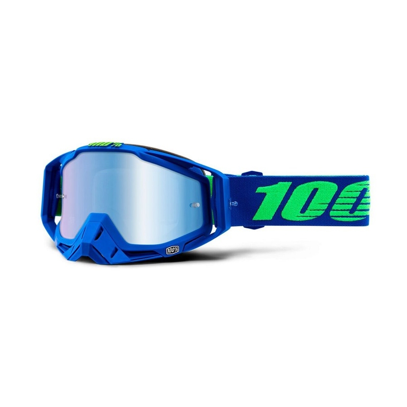 Ochelari de motocros 100% RACECRAFT Dreamflow (plexi albastru cu oglinzi)
