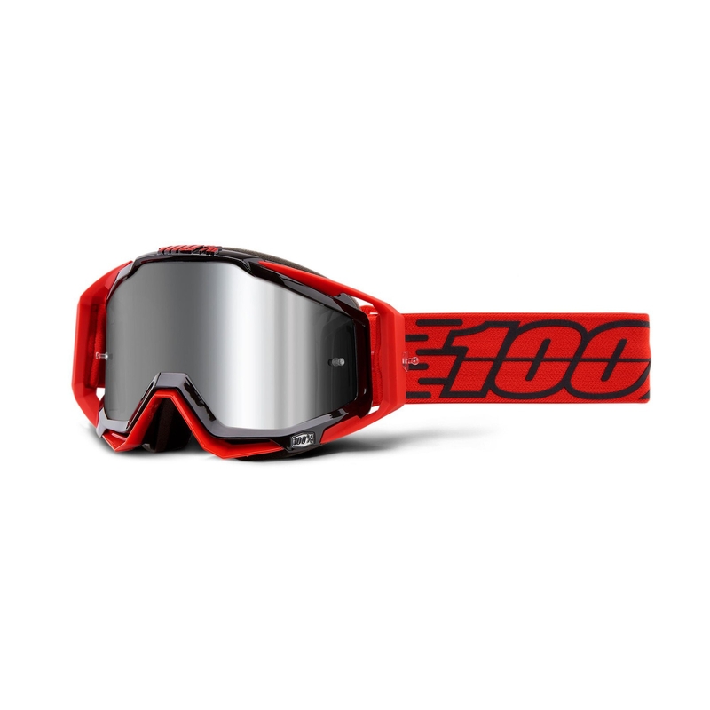 Ochelari de motocros 100% RACECRAFT PLUS Toro (plexi argintiu cu oglinzi argintii)