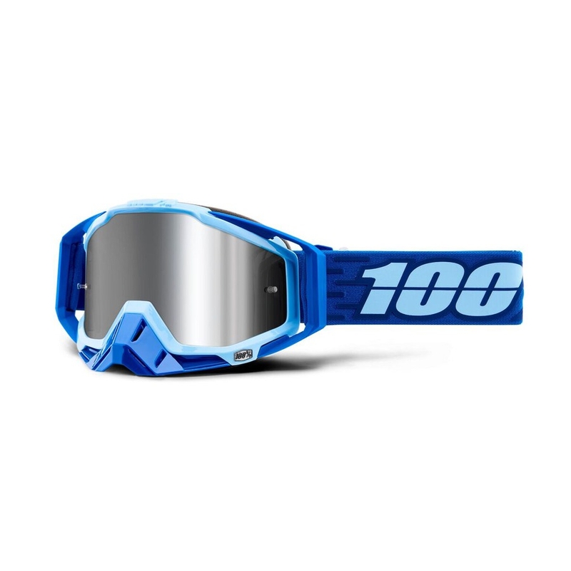 Ochelari de motocros 100% RACECRAFT PLUS Rodion (plexi argintiu cu oglinzi)