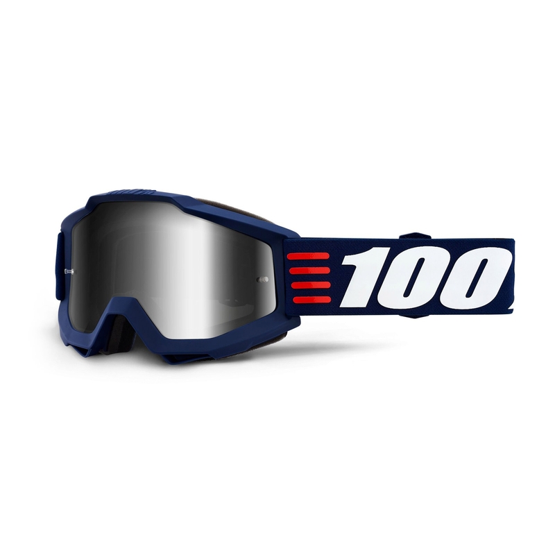 100% Accuri ART DECO ochelari de motocros 100% Accuri ART DECO (plexi argintiu oglindit)