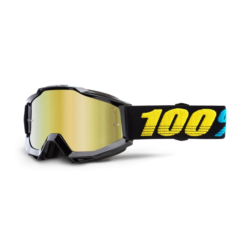 Ochelari de motocros 100% Accuri VIRGO (plexi cu oglinzi aurii)
