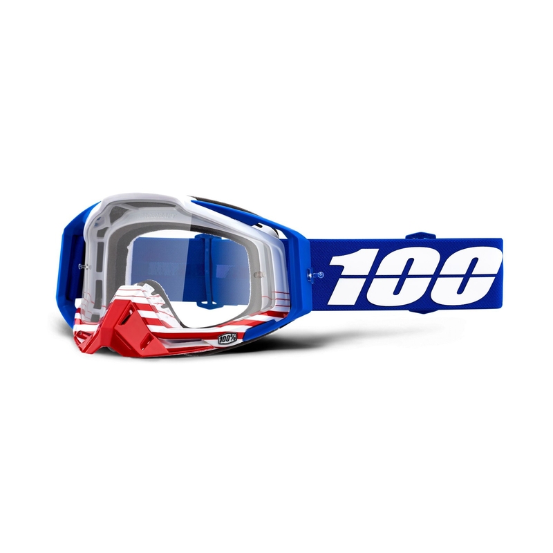 Ochelari de motocros 100% Racecraft ANTHEM (plexi transparent)