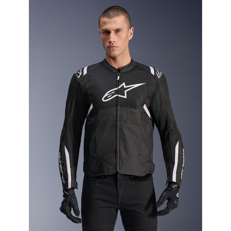 Geacă moto Alpinestars T-SPS Air V2 negru-alb