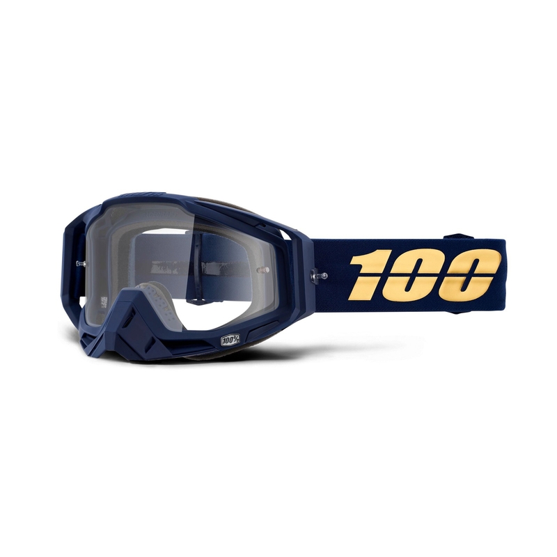 Ochelari de motocros 100% Racecraft BAKKEN (plexi transparent)