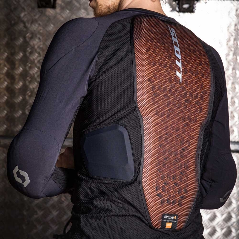 Protecție de corp SCOTT Softcon Air negru-gri