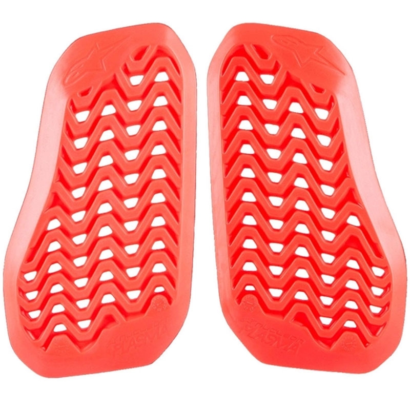 Protector de piept cu inserție din două piese Alpinestars Nucleon Plasma roșu-negru