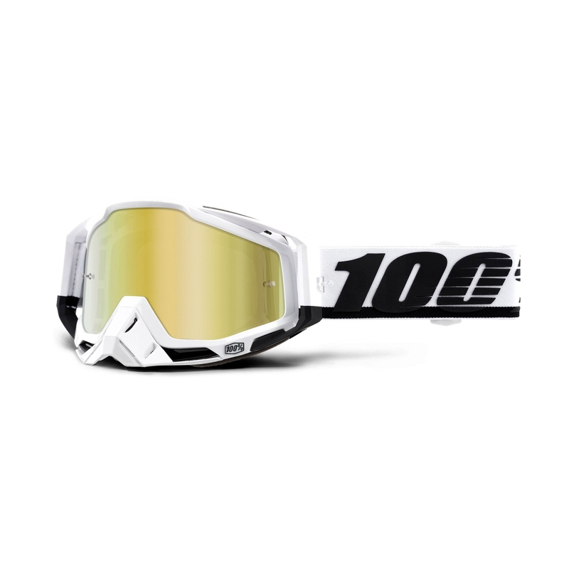 Ochelari de motocros 100% RACECRAFT Stuu (plexi cu oglinzi aurii)