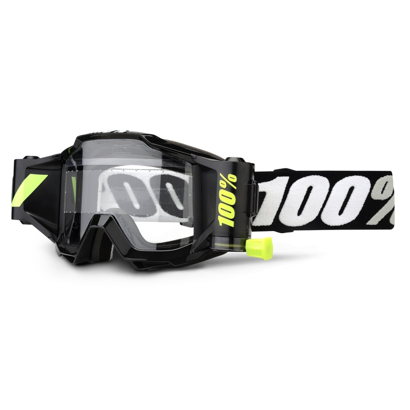 100% Ochelari de motocross Accuri Forecast Tornado (plexi transparent)