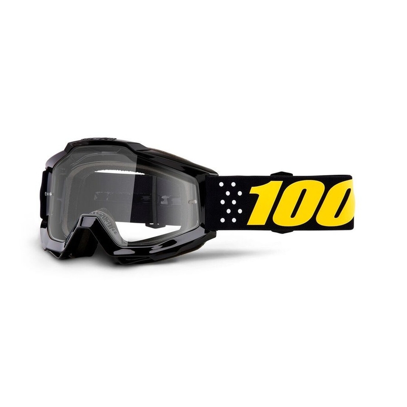 Ochelari de motocross pentru copii 100% Accuri Pistol (plexi transparent)