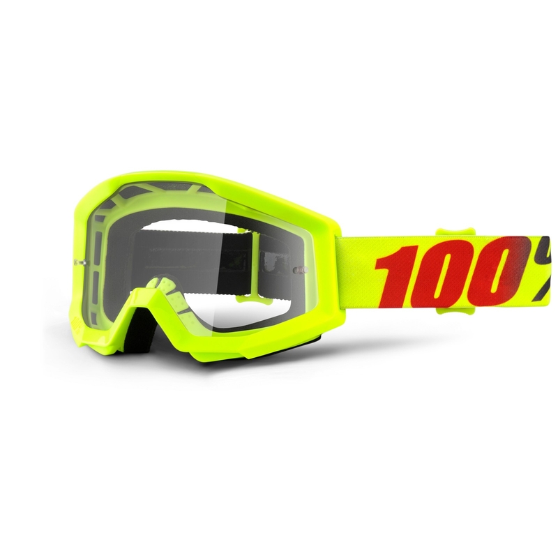 100% Ochelari de motocross Strata Mercury (plexi transparent)