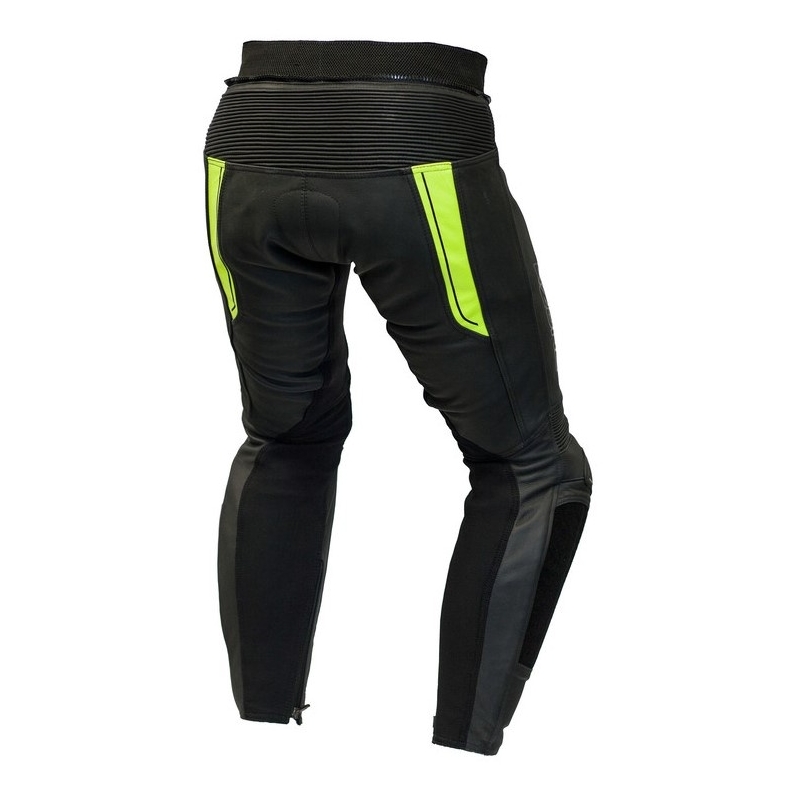 Ozone Volt Negru negru-Fluo Yellow pantaloni de motociclete lichidare