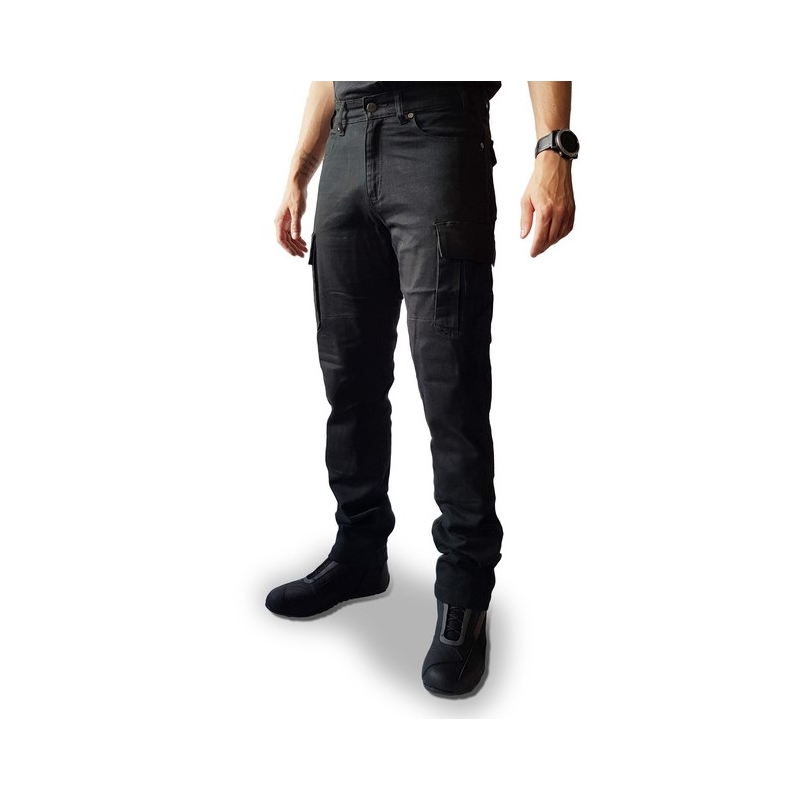 Blugi Ozone Shadow II Negru pentru motociclete lichidare