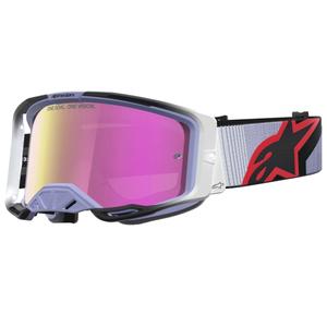 Ochelari motocross Alpinestars Vision 8 Maven, lavandă-negru