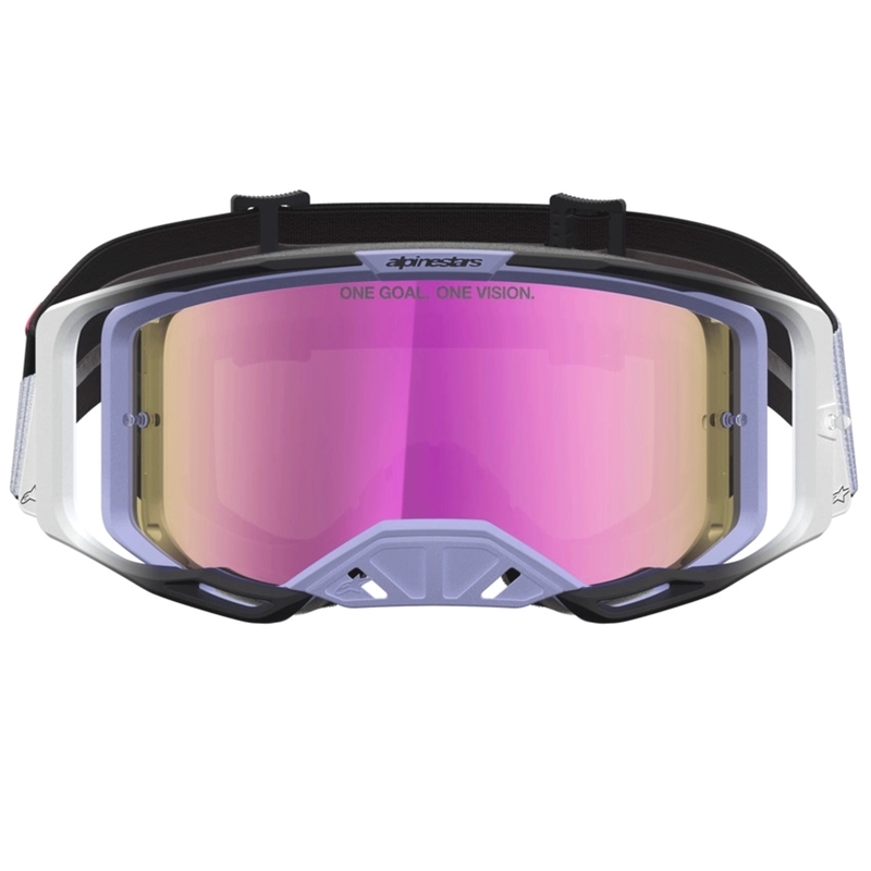 Ochelari motocross Alpinestars Vision 8 Maven, lavandă-negru
