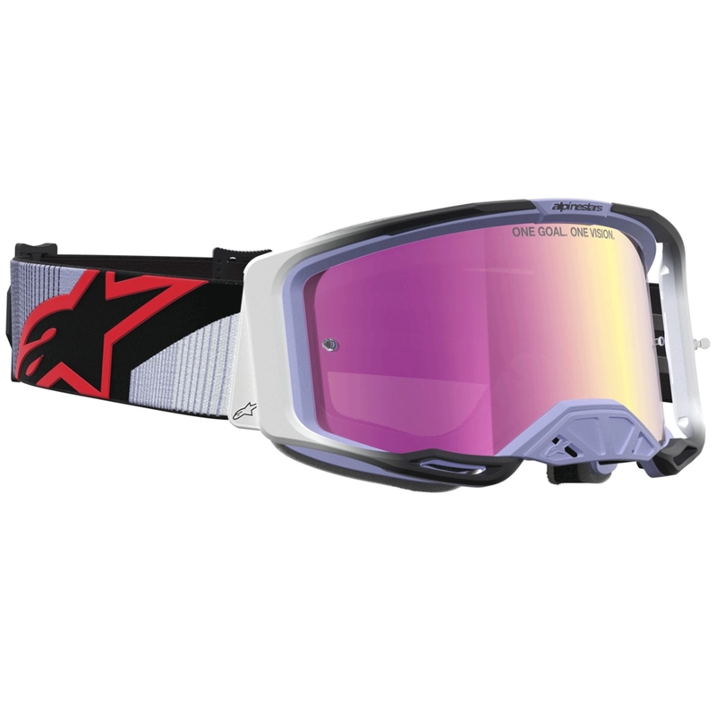 Ochelari motocross Alpinestars Vision 8 Maven, lavandă-negru