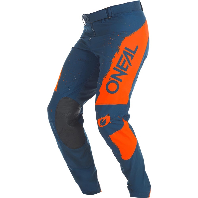 Pantaloni motocross O'Neal Mayhem Paint albastru-portocaliu