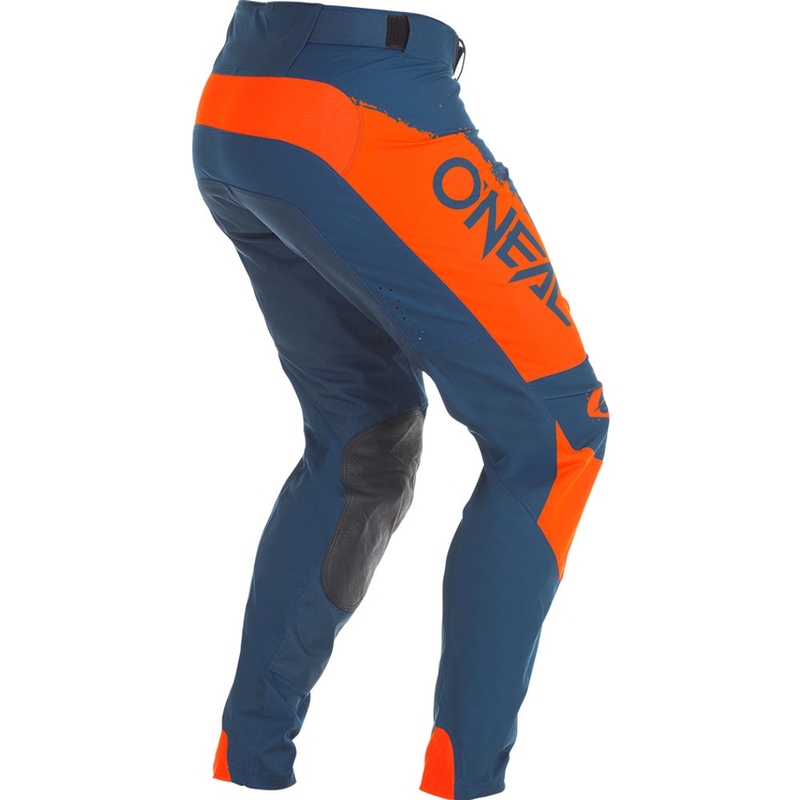 Pantaloni motocross O'Neal Mayhem Paint albastru-portocaliu
