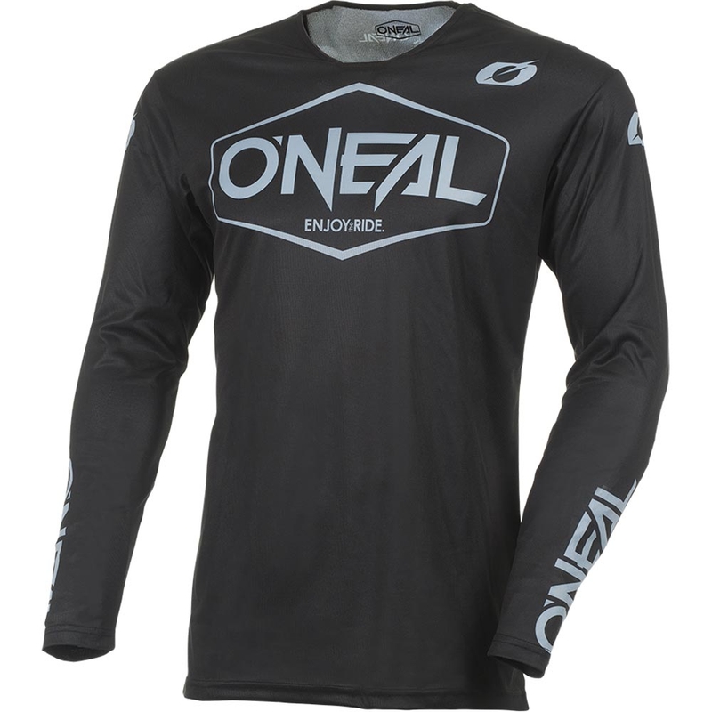 Tricou motocross O'Neal Mayhem Solid negru