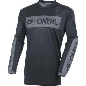 Tricou motocross O'Neal Element Racewear negru-gri