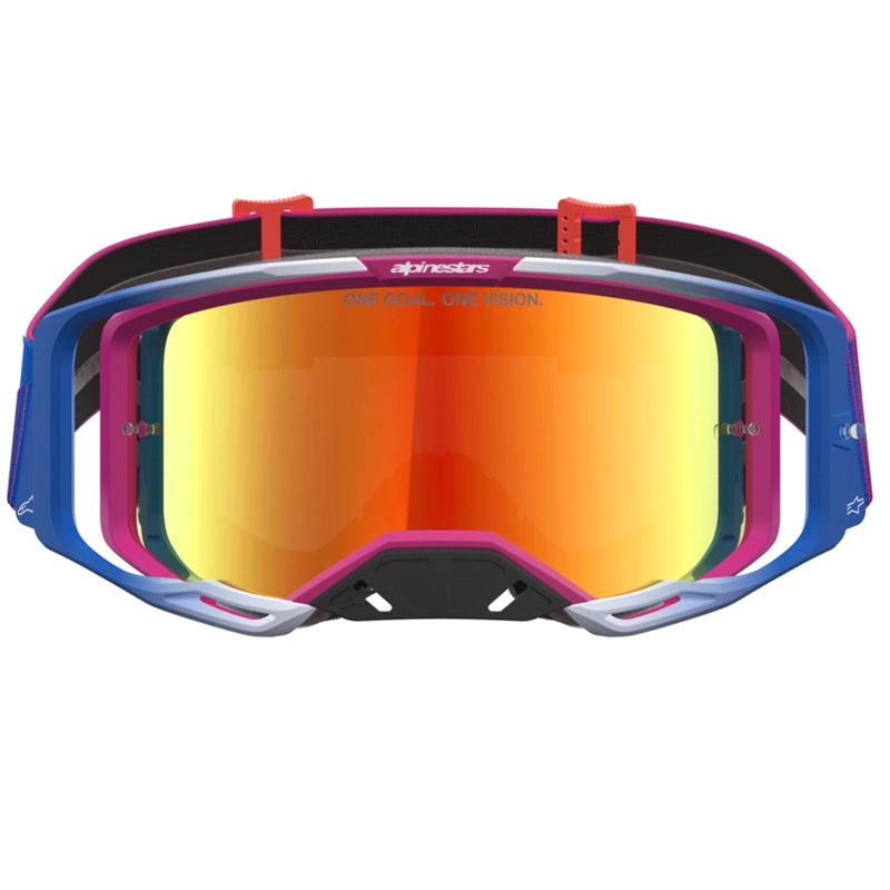 Ochelari motocross Alpinestars Vision 8 Maven roșu-negru