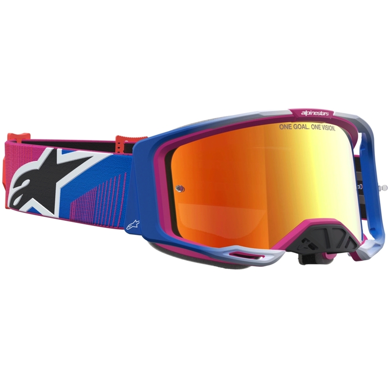 Ochelari motocross Alpinestars Vision 8 Maven roșu-negru