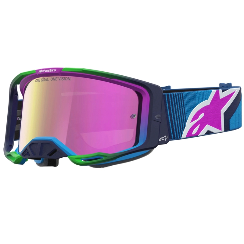 Ochelari motocross Alpinestars Vision 8 Maven albastru-violet