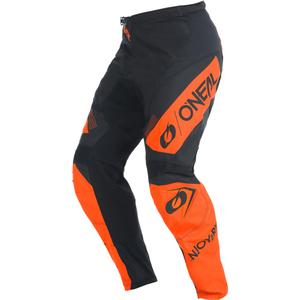 Pantaloni motocross O'Neal Element Racewear negru-portocaliu