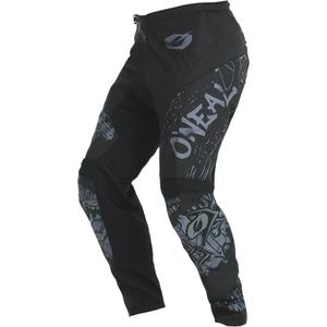 Pantaloni motocross O'Neal Element Rancid negru-gri