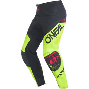 Pantaloni Motocross O'Neal Element Factor Negru-Galben Neon