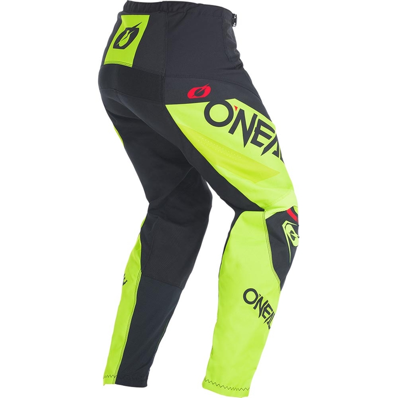 Pantaloni Motocross O'Neal Element Factor Negru-Galben Neon