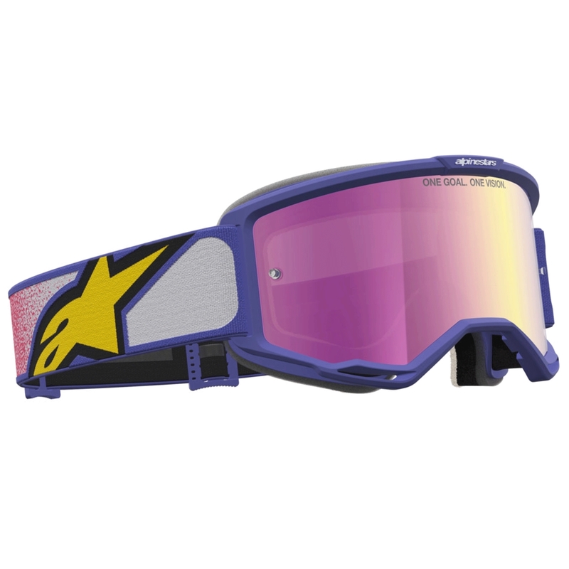 Ochelari motocross Alpinestars Vision 5 Drag roșu-violet