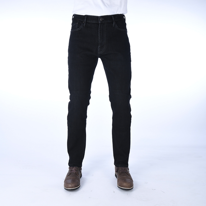 Oxford Original Approved Slim Fit Black Motorcycle Jeans pentru motociclete