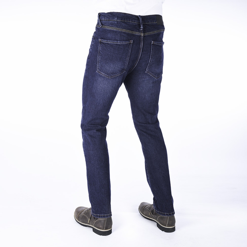 Blugi Oxford Original Approved Slim Fit Blue Motorcycle Jeans