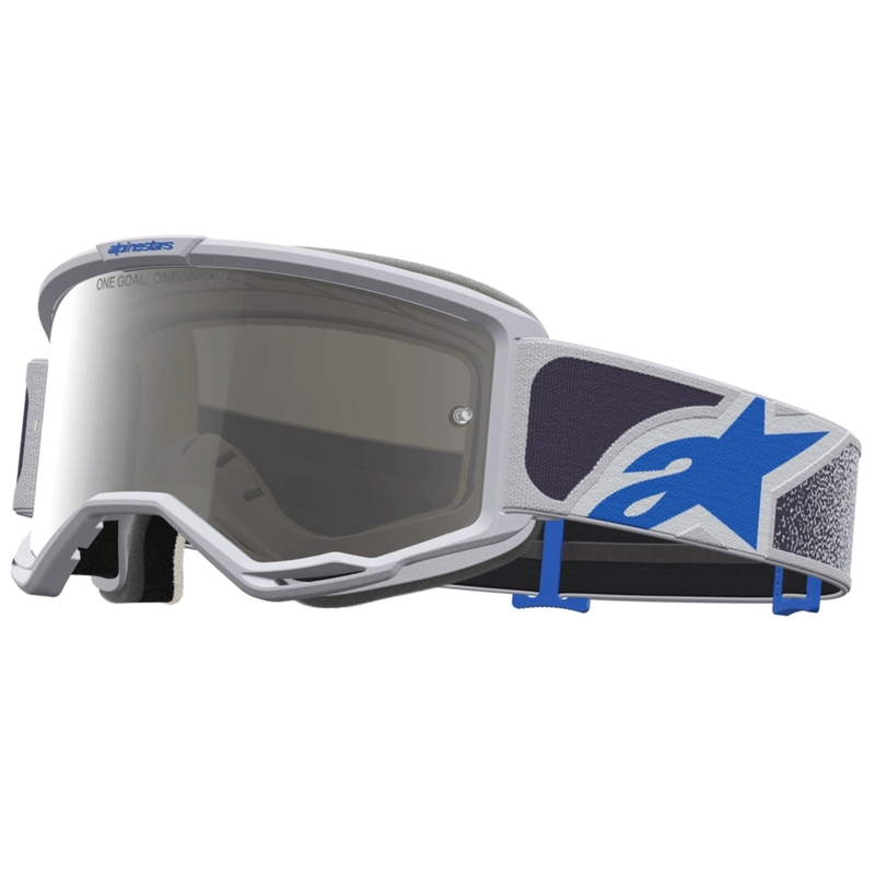 Ochelari motocross Alpinestars Vision 5 Drag, violet deschis-albastru