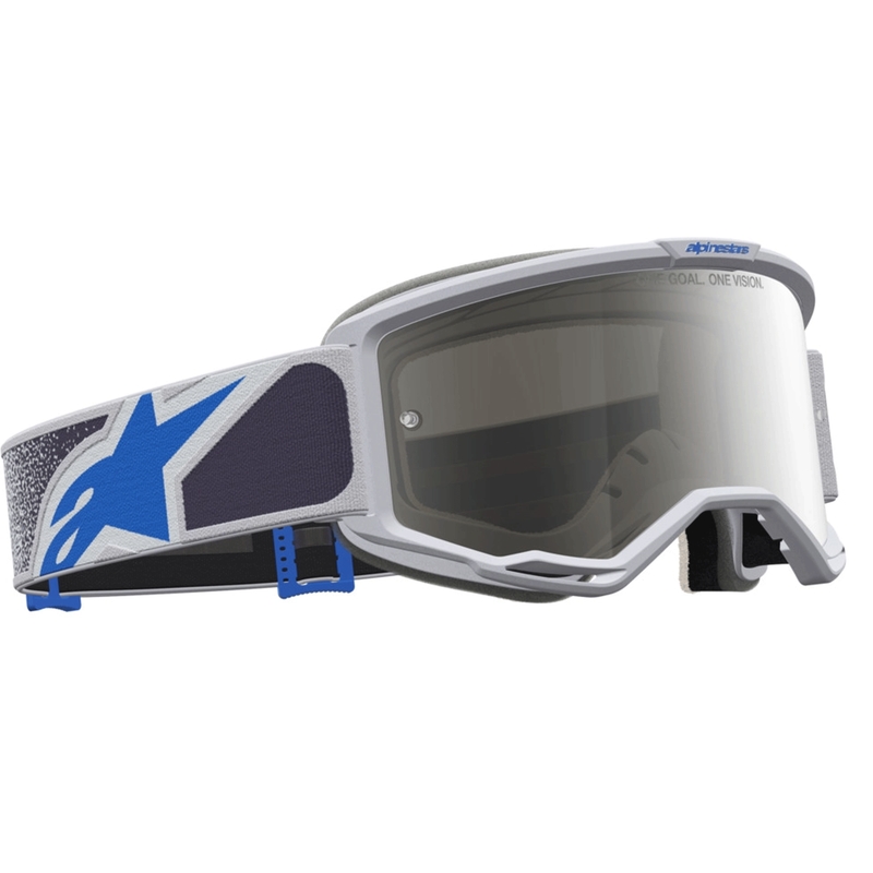 Ochelari motocross Alpinestars Vision 5 Drag, violet deschis-albastru