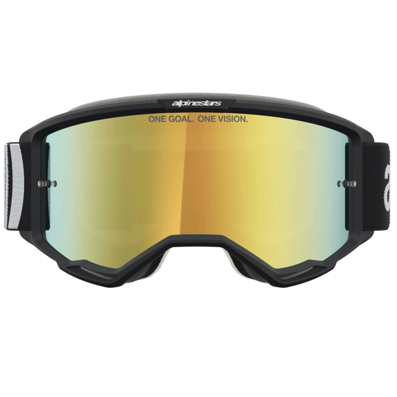 Ochelari motocross Alpinestars Vision 5 Hone negru-alb