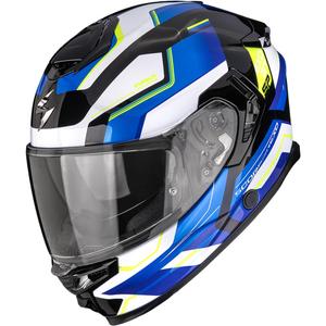 Cască integrală pentru motocicletă Scorpion EXO-GT SP Air Arkon negru-alb-albastru