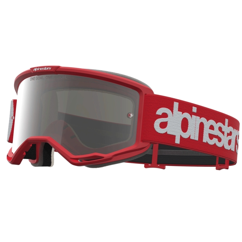 Motokrosové brýle Alpinestars Vision 5 Hone červeno-bílé