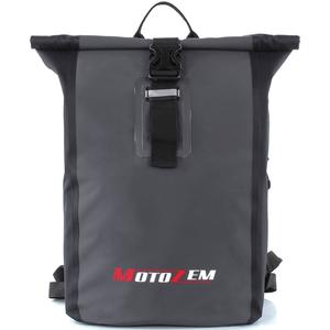 MotoZem rucsac impermeabil negru-gri