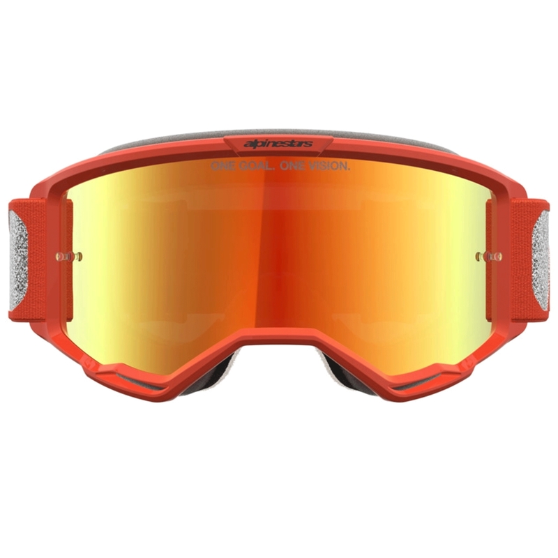 Ochelari motocross Alpinestars Vision 5 Rora argintiu-portocaliu