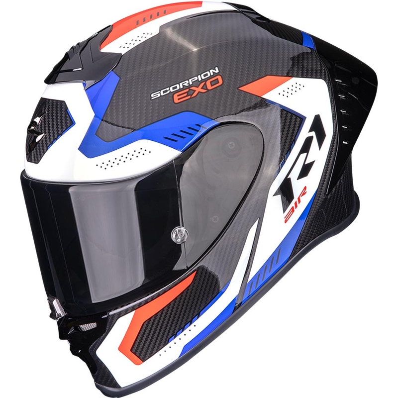 Cască integrală pentru motocicletă Scorpion EXO-R1 EVO II Air Propel negru-alb-roșu