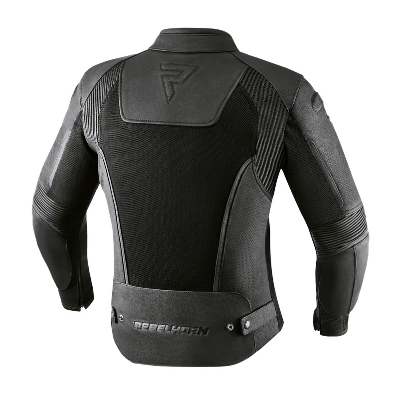 Rebelhorn Rocket Rocket negru jacheta de motociclete lichidare