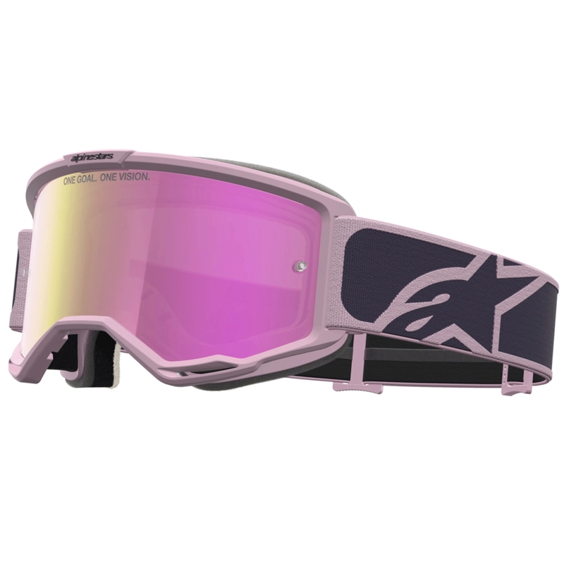 Ochelari motocross Alpinestars Vision 5 Rora gri închis-roz