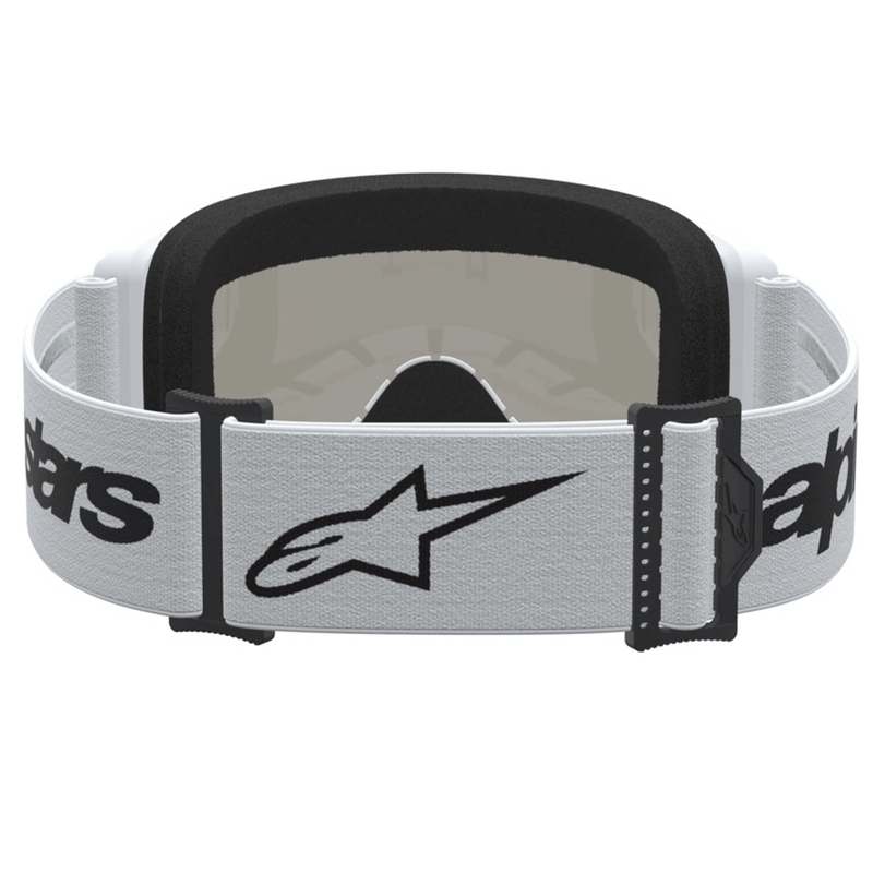 Ochelari motocross Alpinestars Vision 3 Wordmark alb-negru